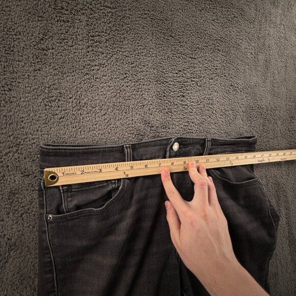 Levi's Jeans Size 14 Charcoal Slimming Skinny Mid Rise Stretch Denim Gray 33x29 - Picture 13 of 16